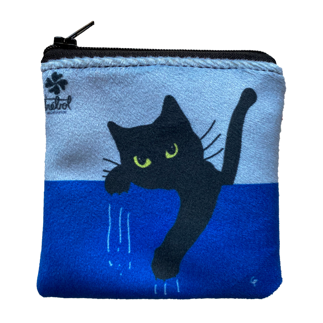 Monedero Cat Pop Azul