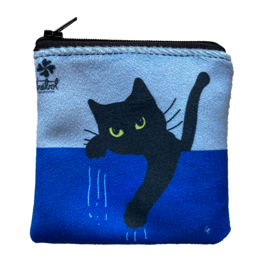 Monedero Cat Pop Azul