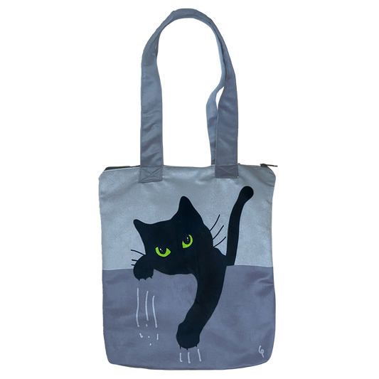 Totebag Michi Rasguño Gris plata