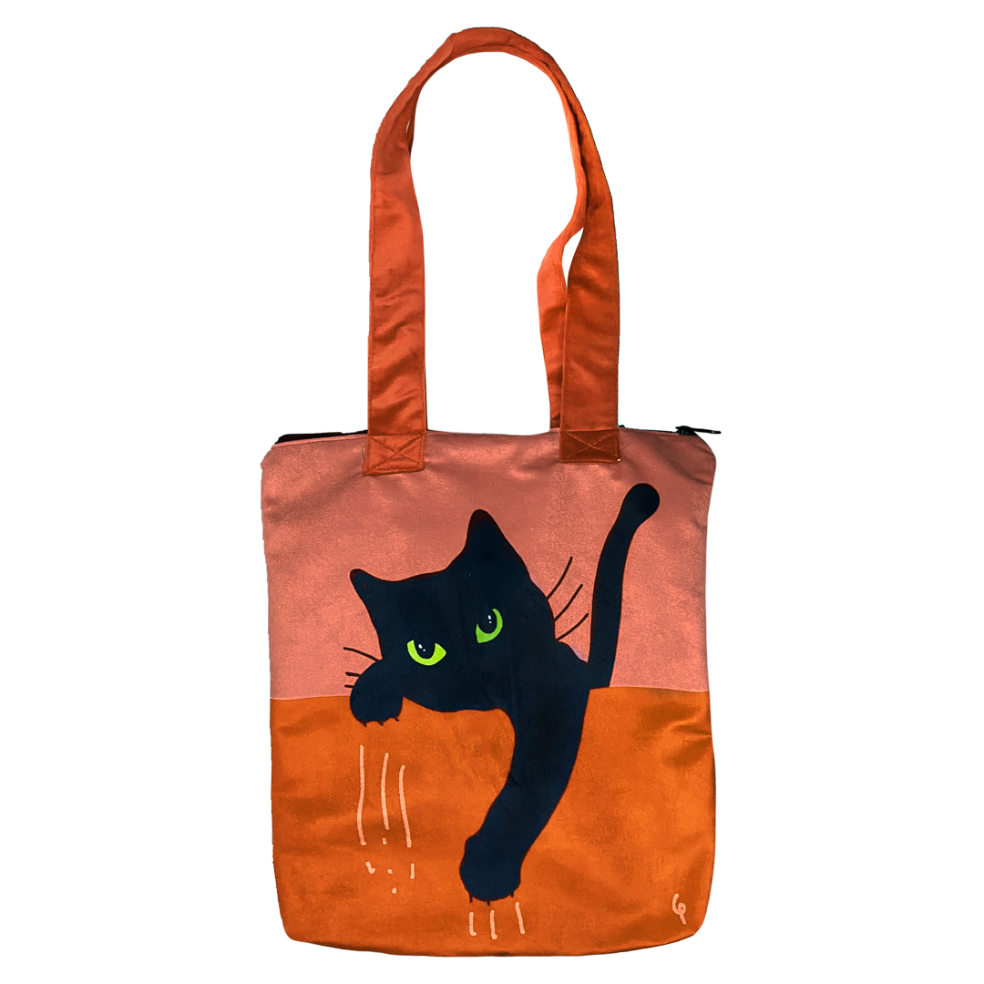 Totebag Michi Rasguño naranja