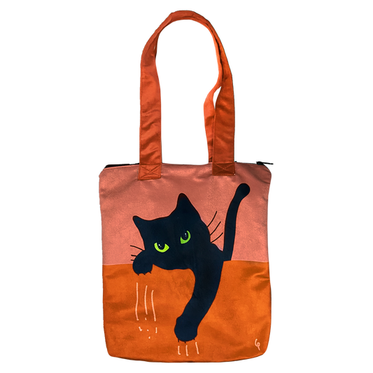 Totebag Michi Rasguño naranja