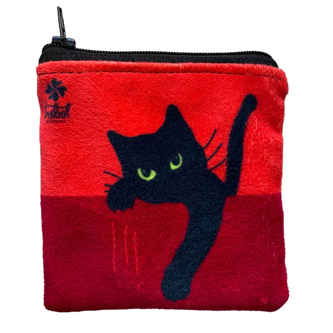 Monedero Cat Pop Rojo