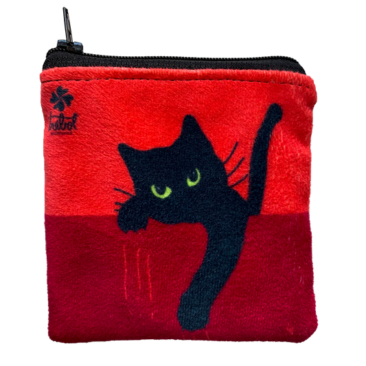 Monedero Cat Pop Rojo