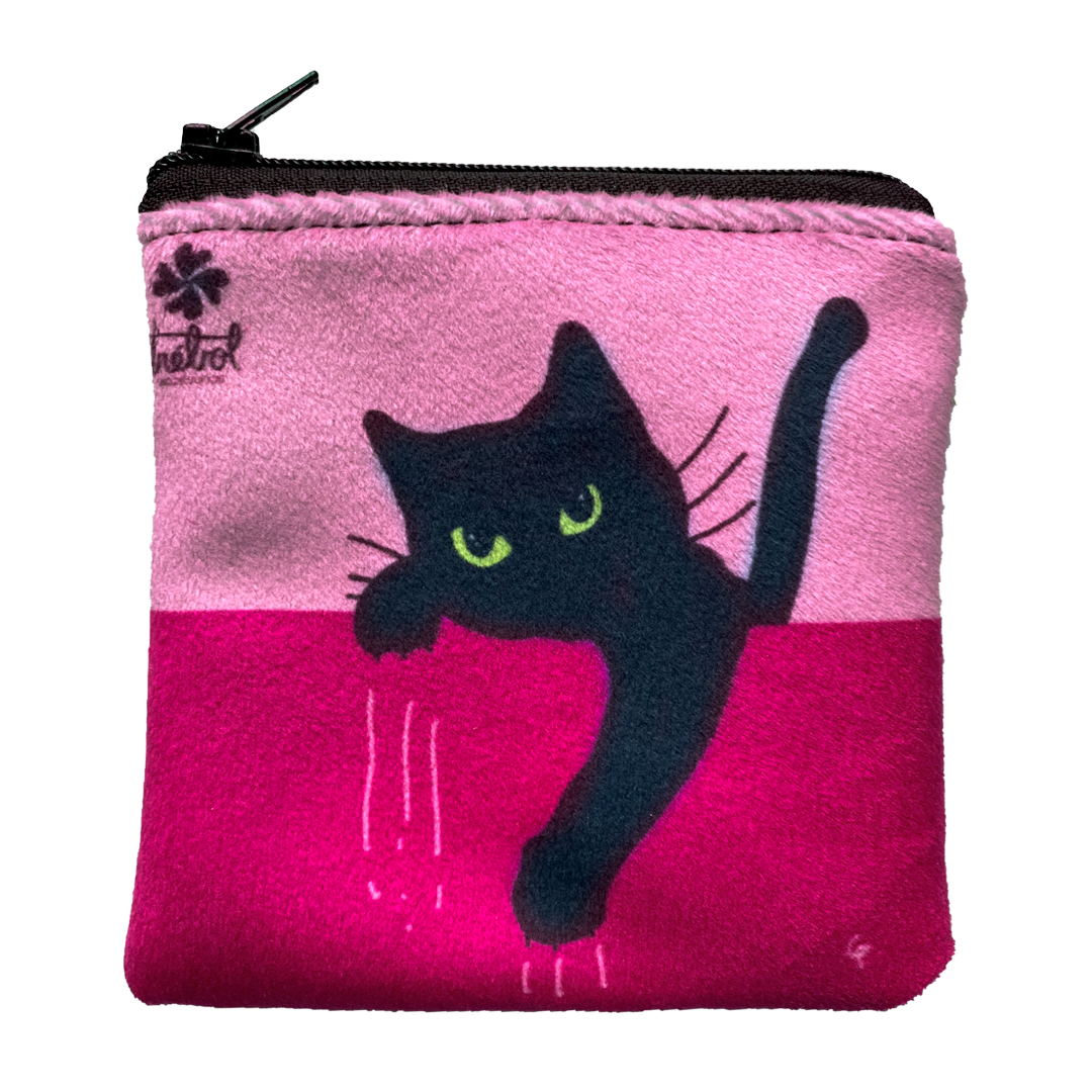 Monedero Cat Pop Rosa