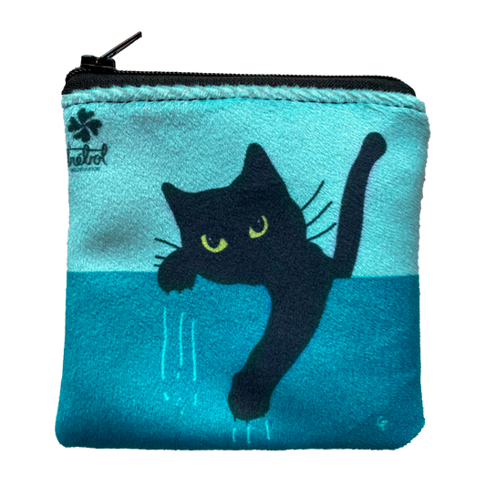 Monedero Cat Pop Turquesa